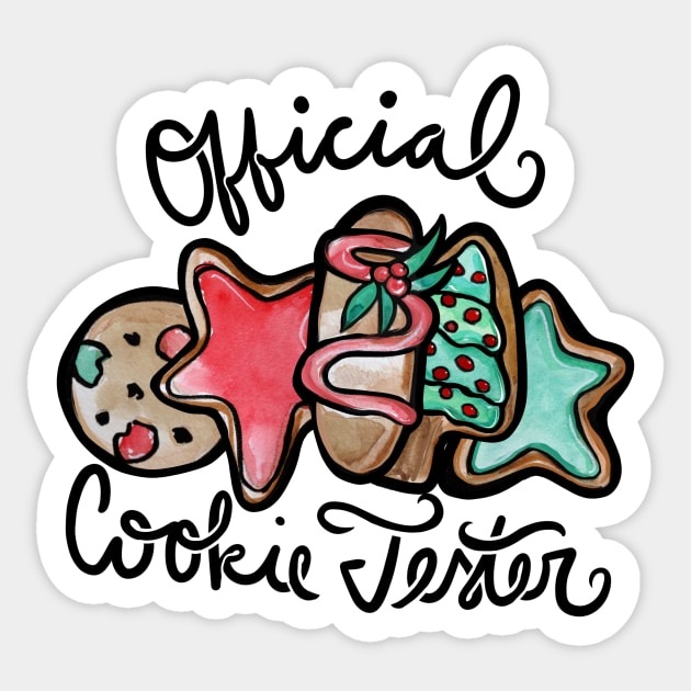 Official cookie tester Sticker by bubbsnugg